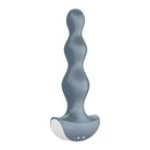 Satisfyer Lolli Plug: A sleek blue and white device with a curved body for optimal pleasure