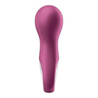 Close-up of Satisfyer Lucky Libra in vibrant pink, crafted with body-friendly silicone