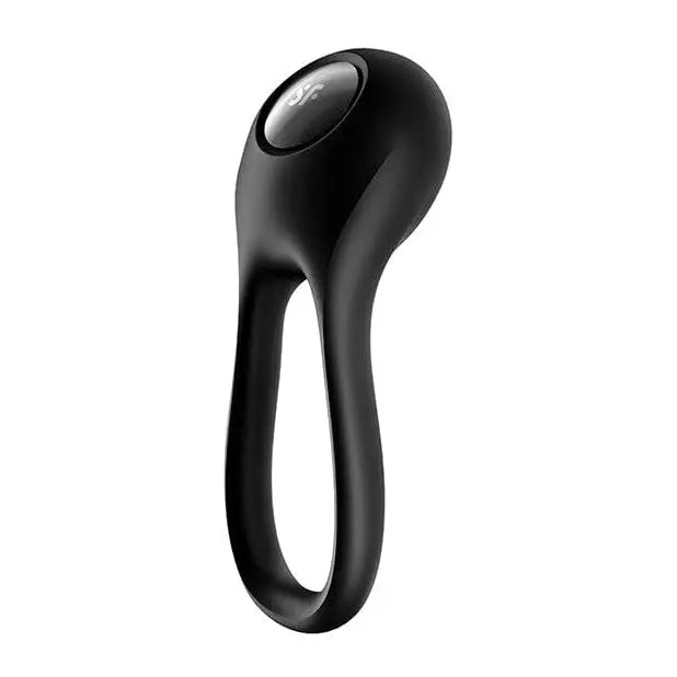 Satisfyer Penis Enhancement Satisfyer Majestic Duo Ring Vibrator - Black at the Haus of Shag