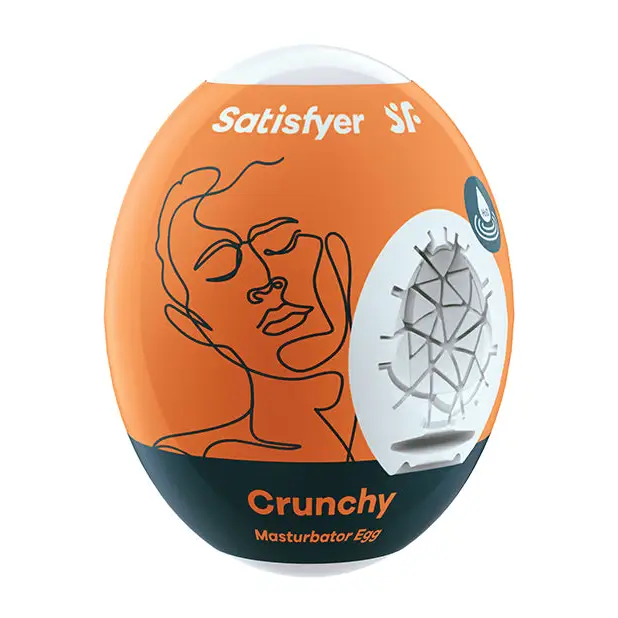 Satisfyer Masturbator Egg - Crunchy - Manual Stroker