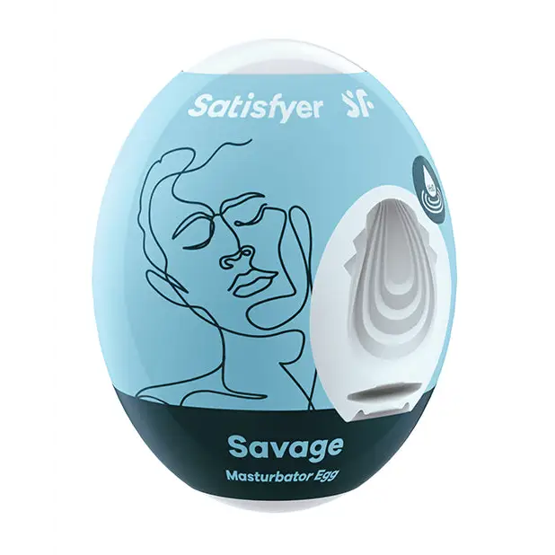 Satisfyer Masturbator Egg - Savage - Manual Stroker