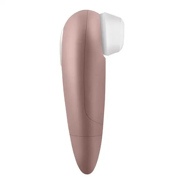 Satisfyer Number One pink and white hair dryer-shaped air clitoral stimulator