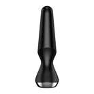 Satisfyer Plug-ilicious 2: Black flexible silicone plug made from high-quality silicone