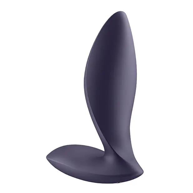 Satisfyer Power Plug - Purple - Powered Butt Plug