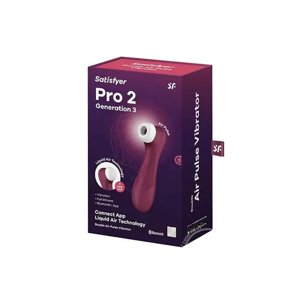 Satisfyer Pro 2 Generation 3 W/ App Wine Red - Clitoral Stimulant