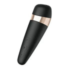 Satisfyer Pro 3 Vibration Black Gold: Sleek Black and Gold Microphone Design