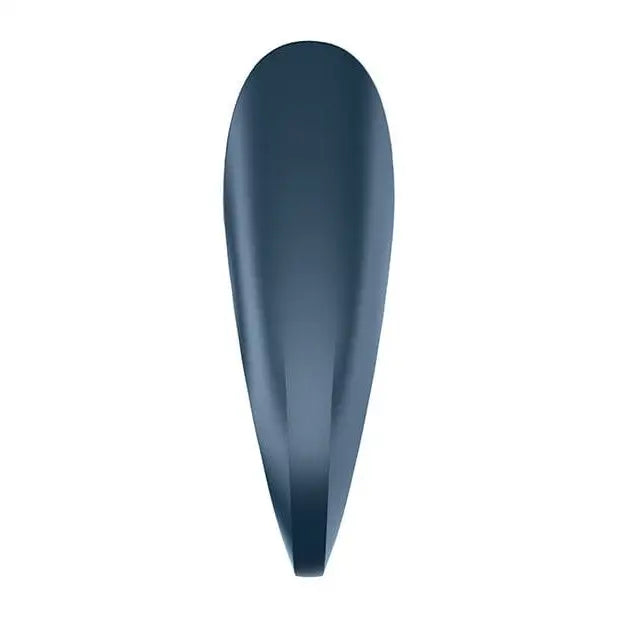 Satisfyer Rocket Ring - Sleek blue vase with a curved body and long neck