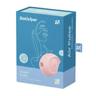 Pink Satisfyer Sugar Rush massager in blue packaging for ultimate pleasure