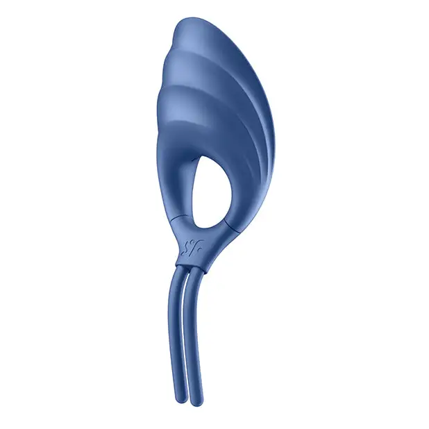 Satisfyer Swordsman: Detailed blue ear illustration for ultimate pleasure precision