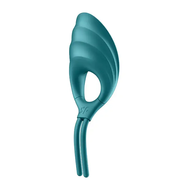 Satisfyer Swordsman product image featuring a blue-colored ear for enhanced pleasure