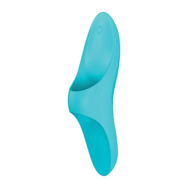 Satisfyer Teaser Finger Vibrator in Original Silicon Silicona Blue, trendy finger vibrator