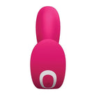 Satisfyer Top Secret Plus bright pink curved vibrator with white control panel