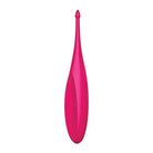 Pink Satisfyer Twirling Fun toothbrush on white background