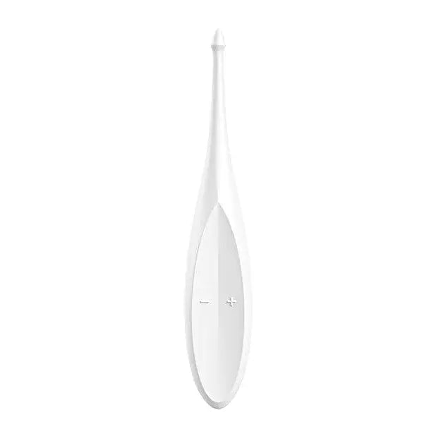 White toothbrush with white handle from Satisfyer Twirling Fun