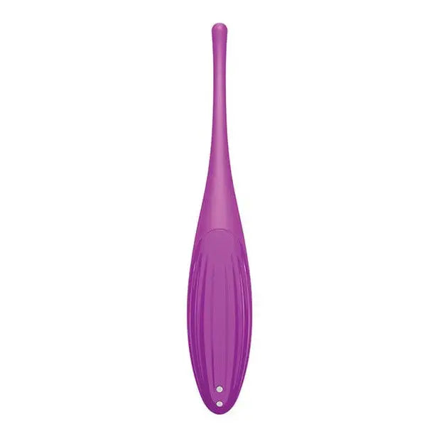 Purple Satisfyer Twirling Joy paddle with a long handle for ultimate pleasure