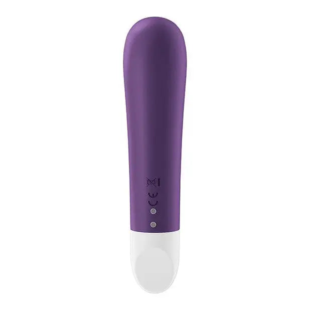 Purple and white Satisfyer Ultra Power Bullet 2 electric vibrating device