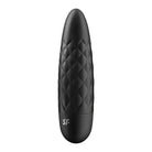 Satisfyer Ultra Power Bullet 5: sleek black vibrator with diamond pattern for powerful pleasure