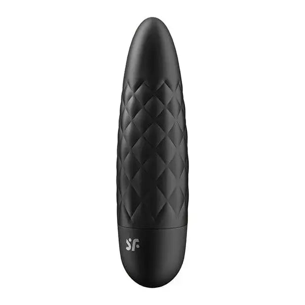 Satisfyer Ultra Power Bullet 5: sleek black vibrator with diamond pattern for powerful pleasure