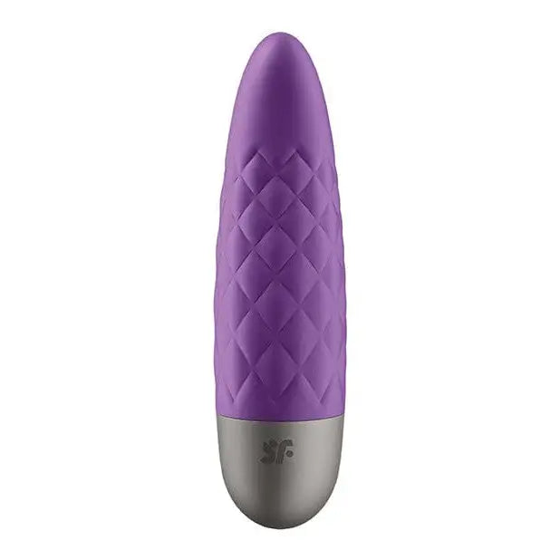 The Satisfyer Ultra Power Bullet 5 purple diamond vibrating device in action