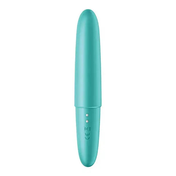 Blue plastic pen with long tip from Satisfyer Ultra Power Bullet 6 collection