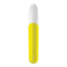 Ultra Power Bullet: Yellow and white electric Satisfyer toothbrush ready to revitalize your oral care