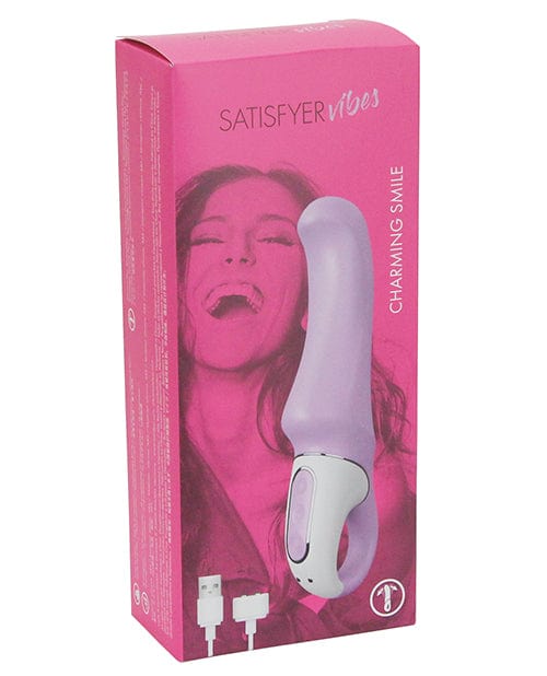Satisfyer Vibrator Satisfyer Vibes Charming Smile - Lilac at the Haus of Shag