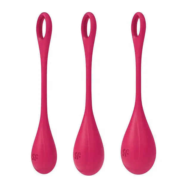 Satisfyer Sexual Enhancers Red Satisfyer Yoni Power 1 Balls Training Set at the Haus of Shag