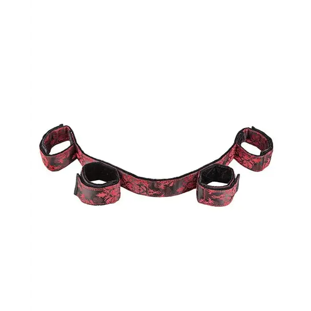 CalExotics Bondage Blindfolds & Restraints Scandal Bondage Bar - Black/red at the Haus of Shag