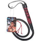 CalExotics Bondage Blindfolds & Restraints Scandal Bull Whip - Black/red at the Haus of Shag