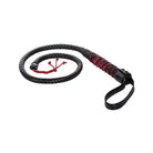 CalExotics Bondage Blindfolds & Restraints Scandal Bull Whip - Black/red at the Haus of Shag