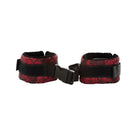 CalExotics Bondage Blindfolds & Restraints Scandal Control Cuffs - Black/red at the Haus of Shag