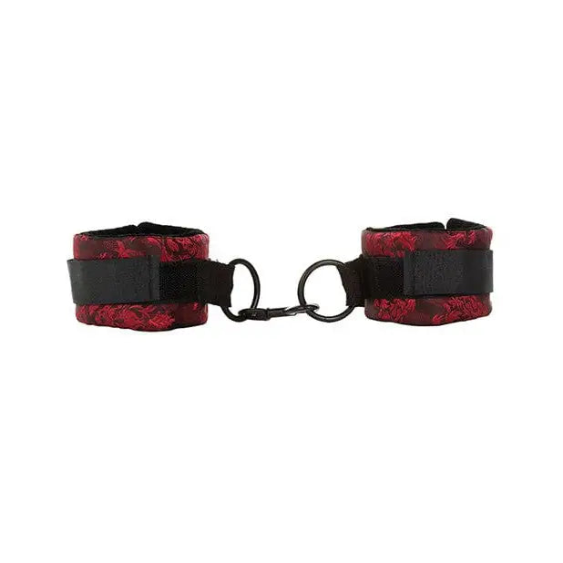 CalExotics Bondage Blindfolds & Restraints Scandal Universal Cuffs - Black/red at the Haus of Shag