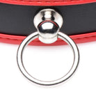 Master Series Collar Scarlet Pet Red Collar With O-ring at the Haus of Shag