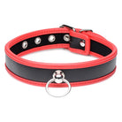 Master Series Collar Scarlet Pet Red Collar With O-ring at the Haus of Shag