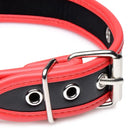 Master Series Collar Scarlet Pet Red Collar With O-ring at the Haus of Shag