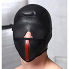 Master Series Hood Scorpion Hood With Removable Blindfold And Face Mask at the Haus of Shag