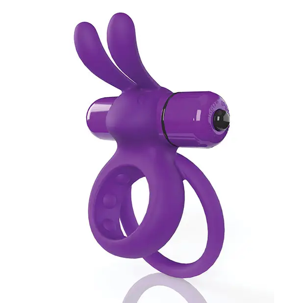 Screaming O 4T Ohare Vibrating Rabbit Double Cockring - Cock Ring