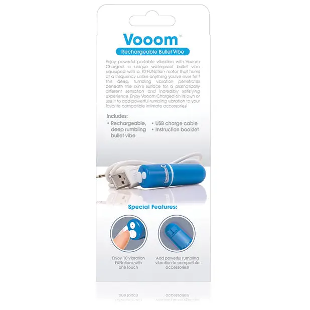 Screaming O Charged Vooom Rechargeable Bullet Vibe - Bullet Vibrator