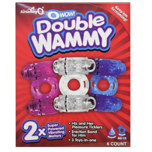 Screaming O Double Wammy (Box of 6) - Cock Ring