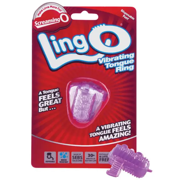 Screaming O LingO Vibrating Tongue Ring - Cock Ring