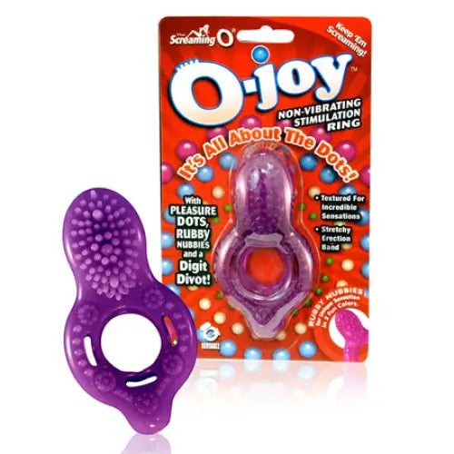 Screaming O O-joy Cock Ring Purple - Cock Ring