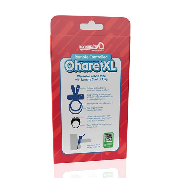 Screaming O Ohare Remote Controlled Vibrating Ring - XL - Stimulators