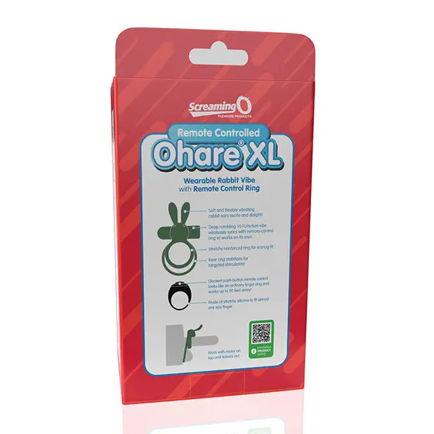 Screaming O Ohare Remote Controlled Vibrating Ring - XL - Stimulators