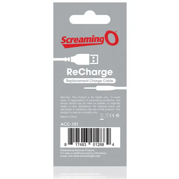 Screaming O ReCharge Charging Cable - Replacement Cable