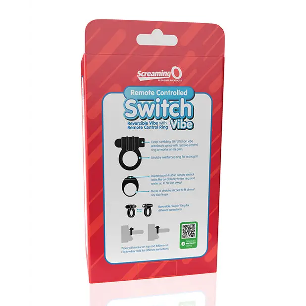 Screaming O Switch Remote Controlled Vibrating Ring - Stimulators