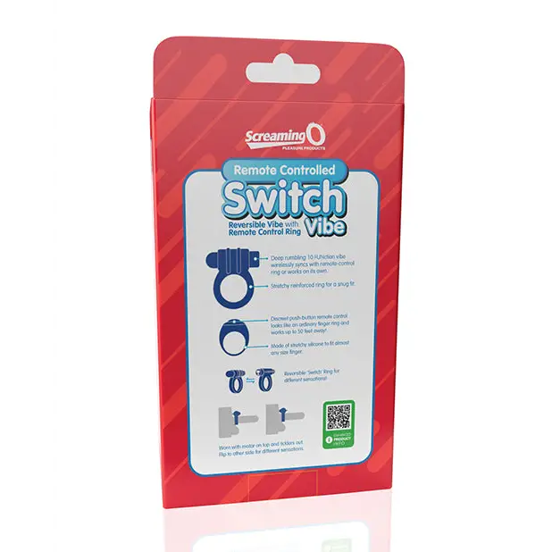 Screaming O Switch Remote Controlled Vibrating Ring - Stimulators