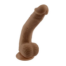 Selopa Natural Feel 7’’ Flexskin Dildo - Dark - Dongs & Dildos