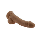 Selopa Natural Feel 7’’ Flexskin Dildo - Dark - Dongs & Dildos