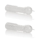 CalExotics Penis Enhancement Senso Silicone Sleeves 2 Pack - Clear at the Haus of Shag