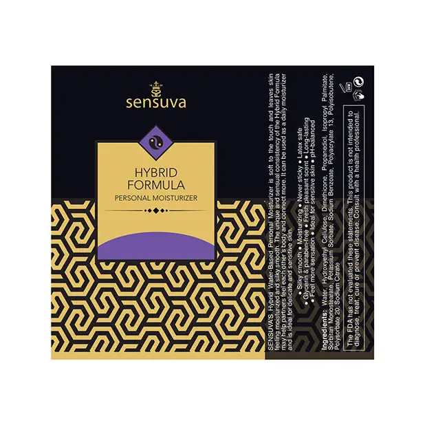 Sensuva Hybrid Personal Moisturizer 2 oz. - Hybrid Lubricant